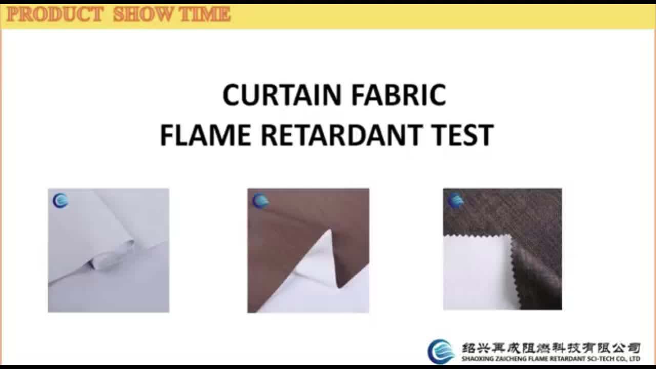 Wholesale Blackout Fabric Curtain Fireproof Waterproof 100 Polyester
