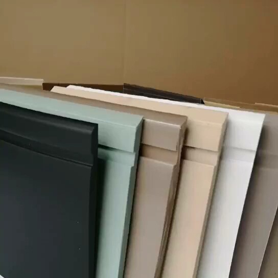 Waterproof Flexible Pvc Baseboard Moulding / Skirting Board Buy