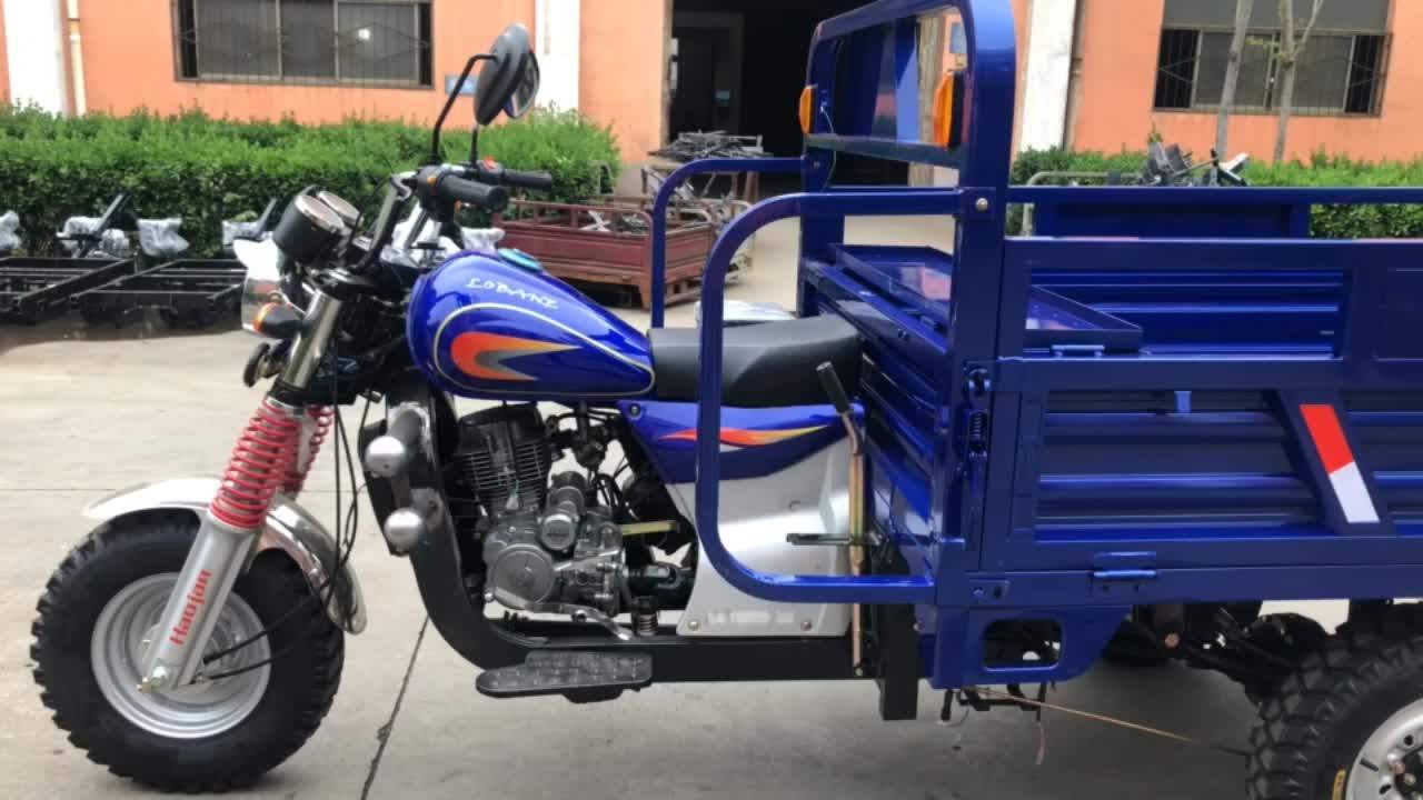 Thailand Hot Sale Tricycle Carriage With Vice Seat Armrest Gasoline