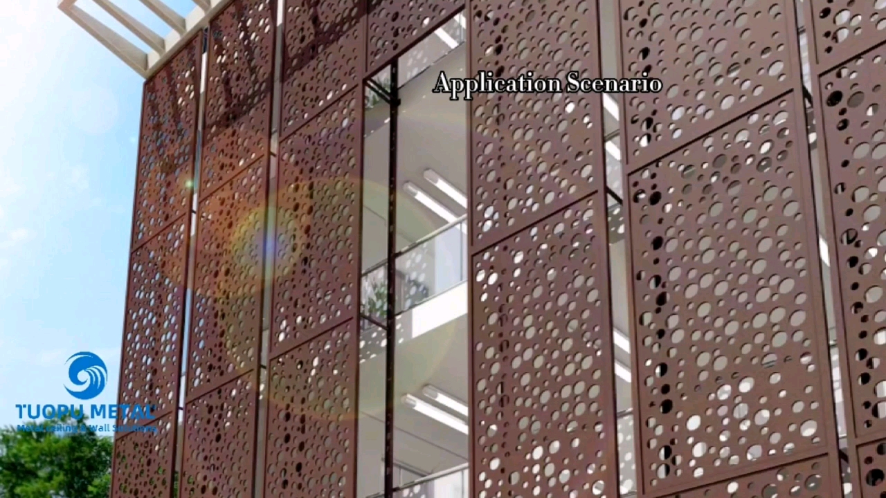 Perforated Metal Panel Revit Perforated Metal Wall Cladding Panels