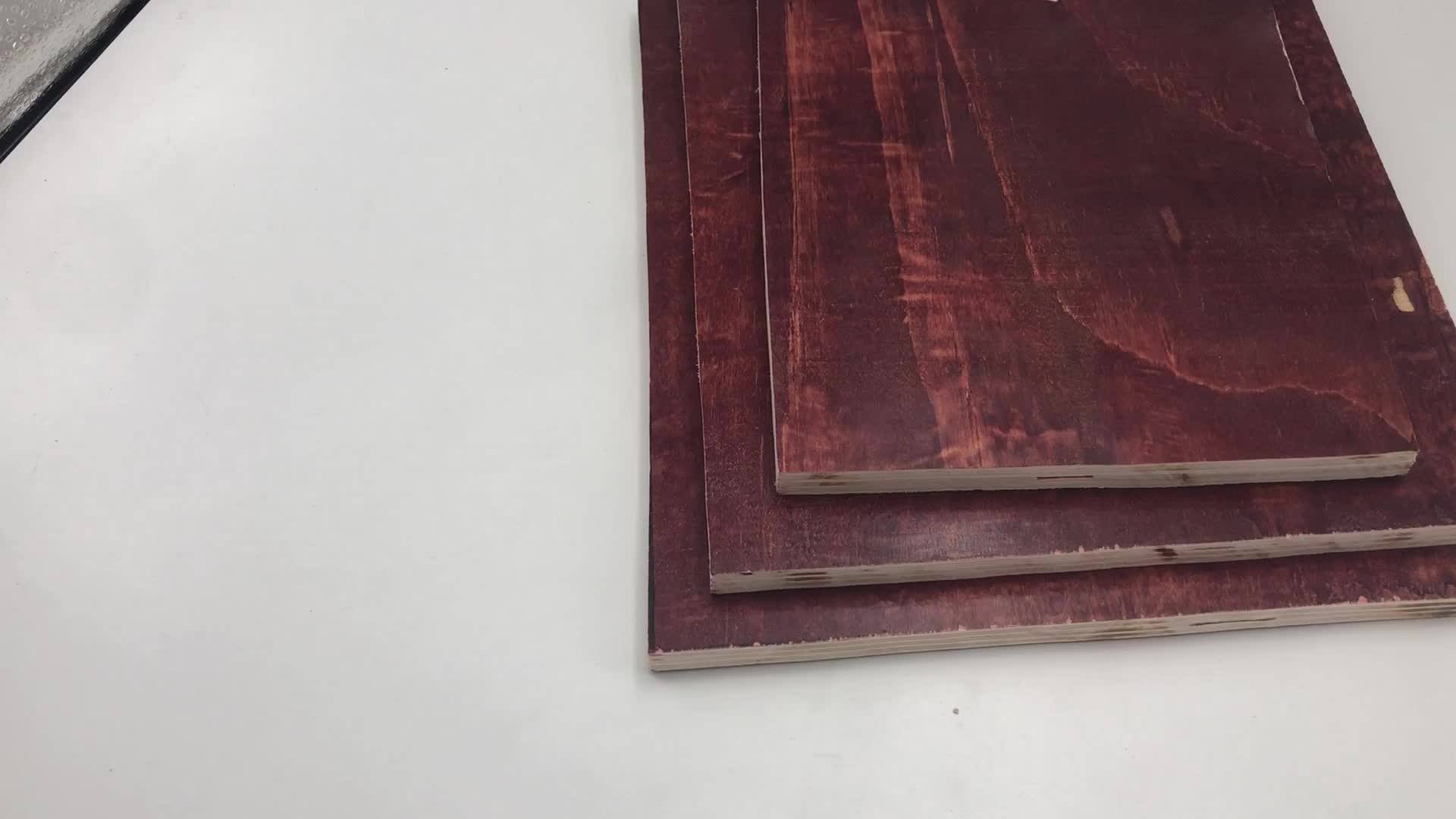 15mm Waterproof Phenolic Glue Poplar Core Red Film Faced Plywood Buy