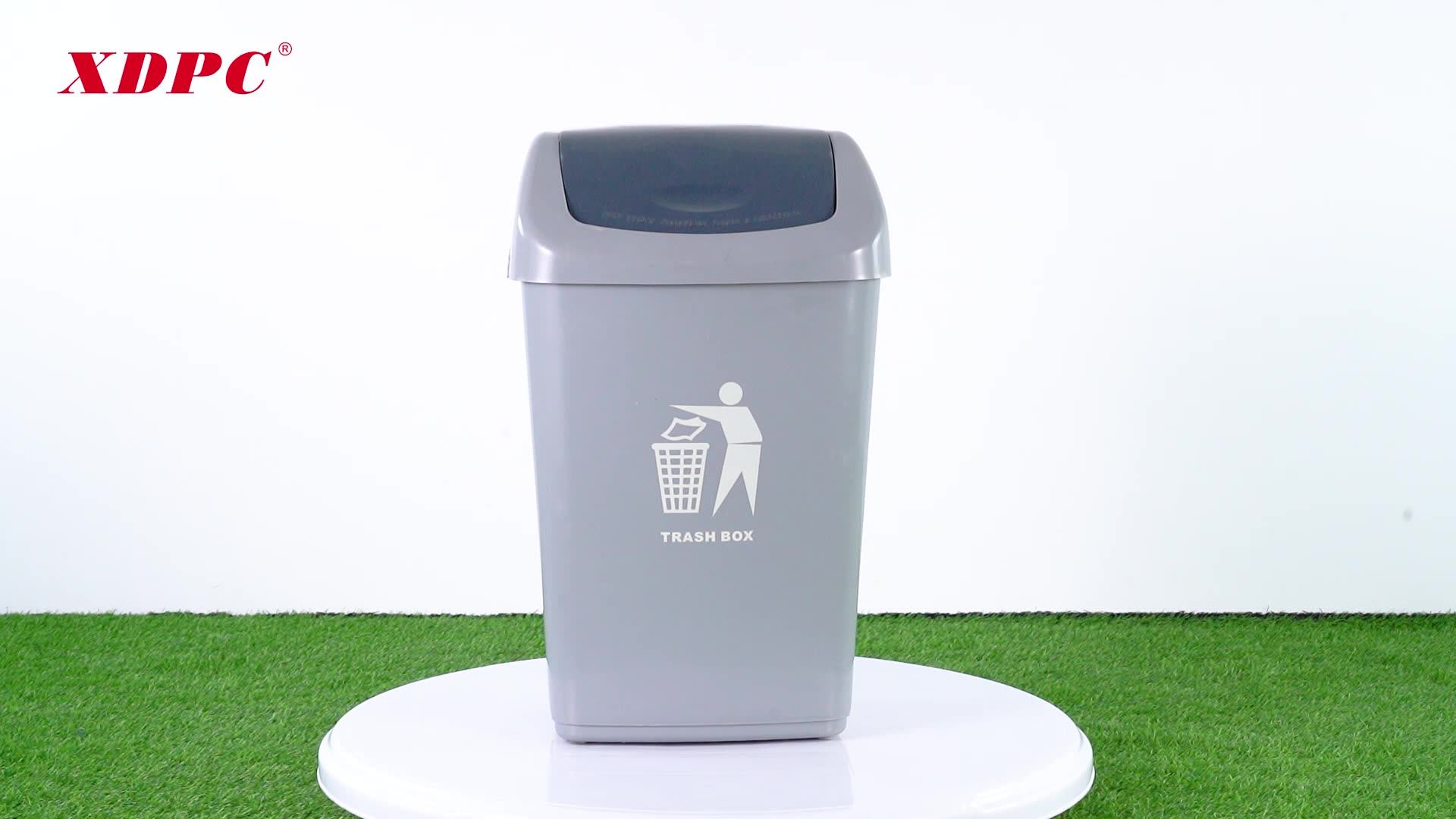 New Style Dustbin Suppliers 30l 30 Liter Lidded Plastic Dustbin Trash