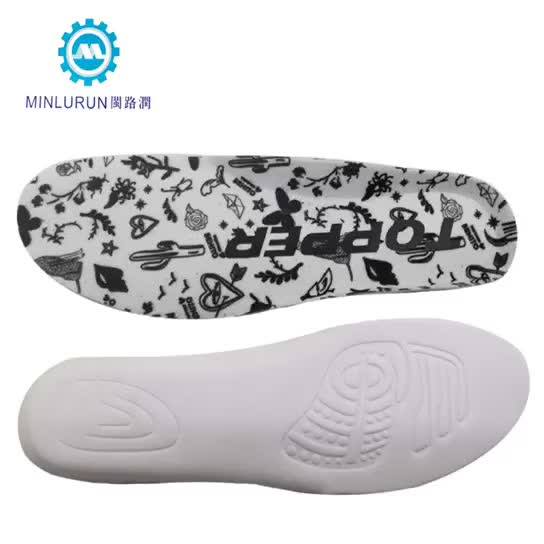 Antiskid Sport Shoe Part Orthotic Insole Material Sheet Fabric Lining