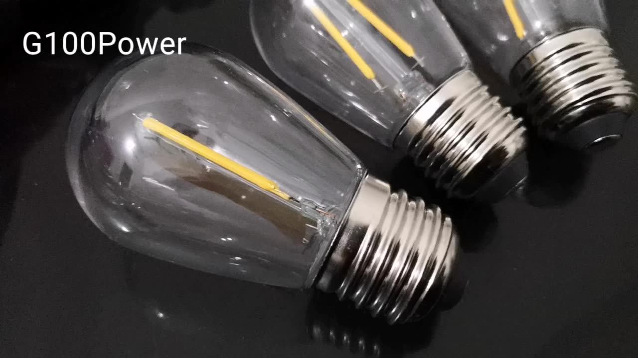 Led Filament S14 T50 St45 Light Bulb 2 Watt Dimmable Ultra Warm White