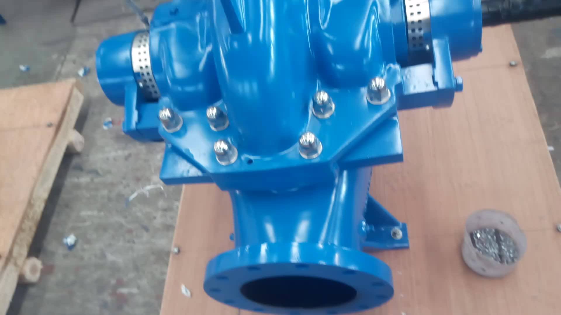 Double Suction Split Case Water Pumping Machine With High Capacity