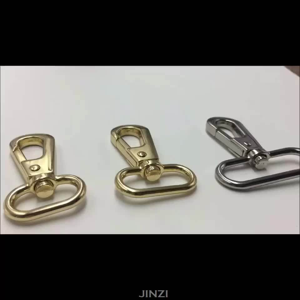 China Wholesale Solid Round Eye Brass Snap Hook,Alibaba Gold Trigger Swivel Spring Snap Hook