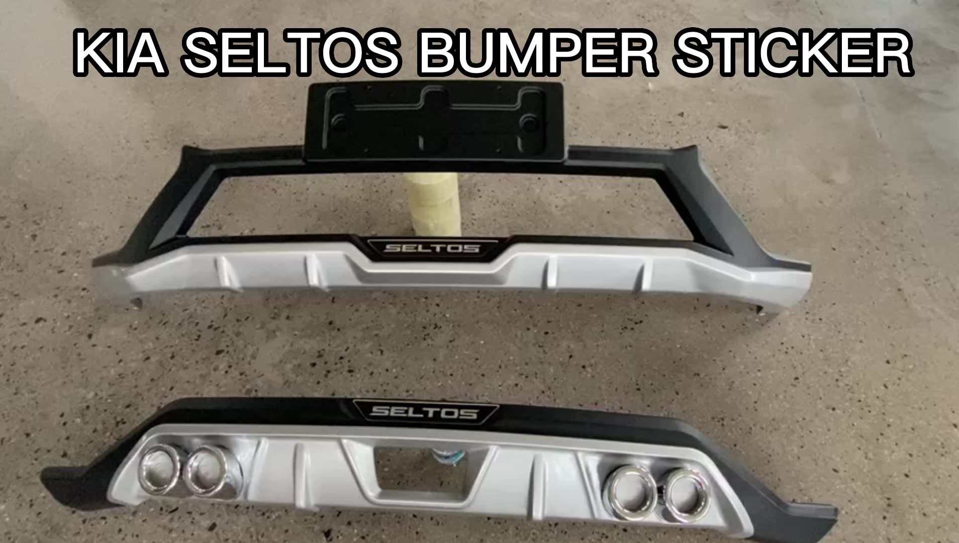 Abs Front Bumpers And Rear Bumper Guard Sticker Protector For 2020 Kia