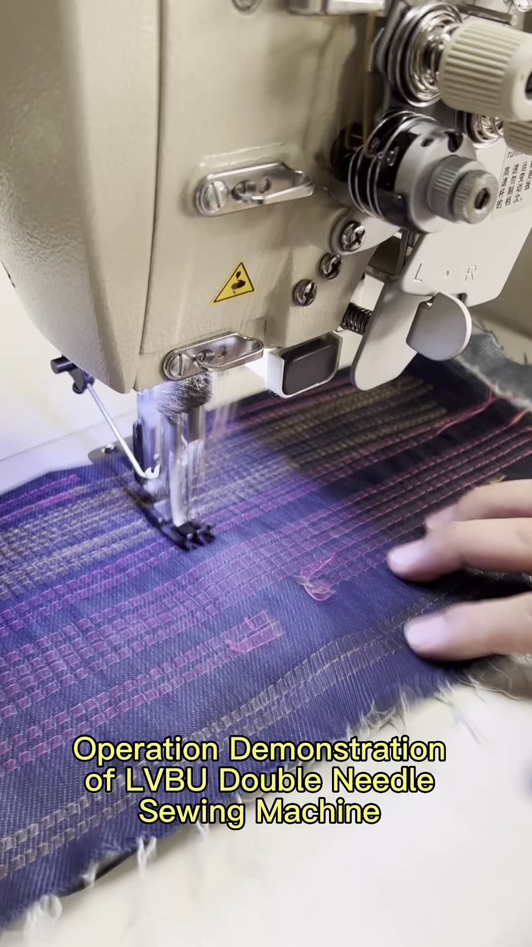 Lvbu Automatic Thread Cutting Twoneedle Industrial Automotive Floor