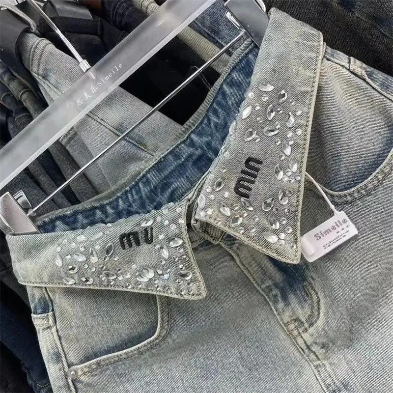 Платье: retro modern design denim skirt?