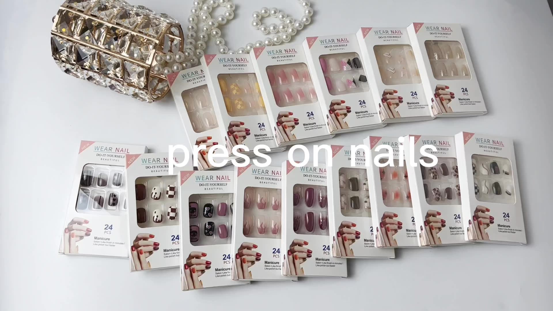 Short Press On Nails Wholesale 80 Styles Customization French Abs Press