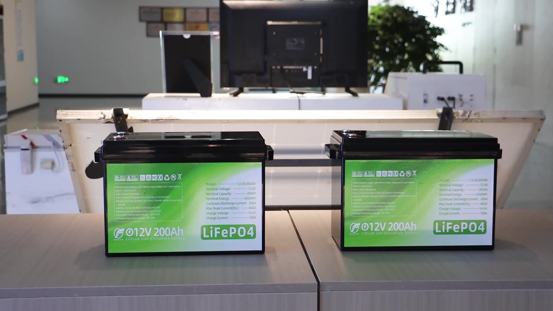 12.8v150ah Deep Cycle Lifepo4 Battery Energy Storage Bluetooth Lithium