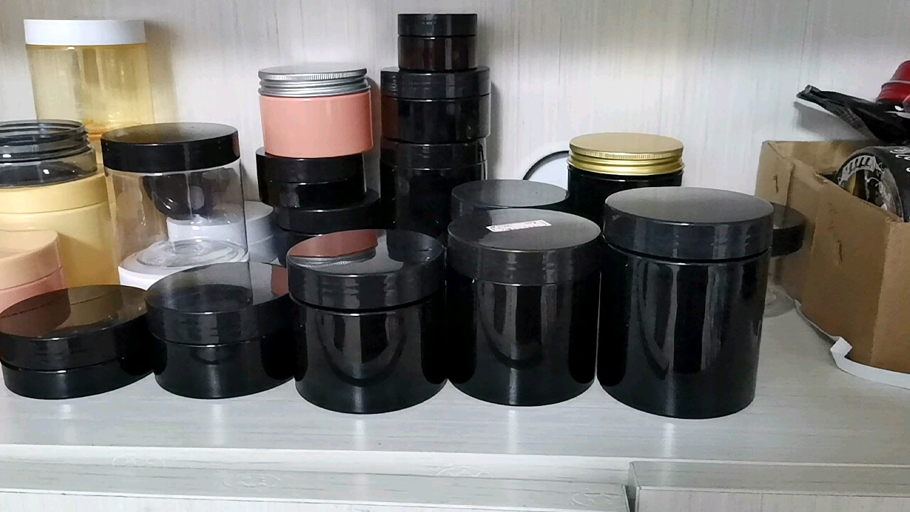 Wholesale Food Grade 100g 120g 150g 200g 250g 300g 500g Black Pet