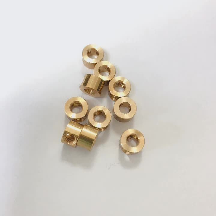 Oem Precision Brass Hardware Part Cnc Machined Brass C3604 Turning Part