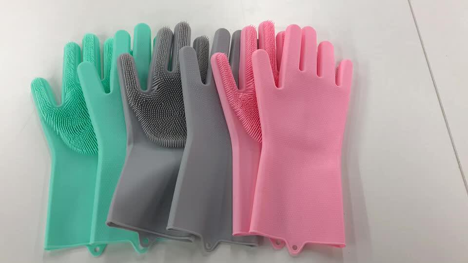 Amazon Food Grade Heat Resistant Silicone Scrubber Brush Kitchen