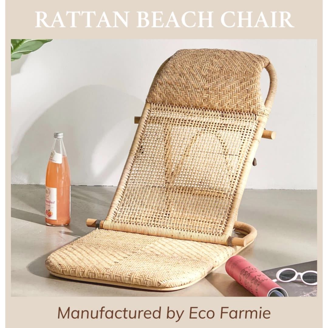 Rattan Wooden Beach Chair For Fat People Customized Sizes Top Quality