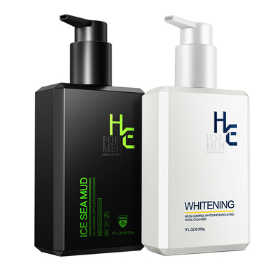 赫恩男士控油美白冰海泥洁面乳200g*2