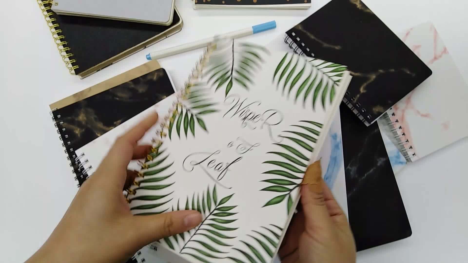 Cheap Price Personalized Pvc Transparent Hard Plastic Cover A5 Spiral