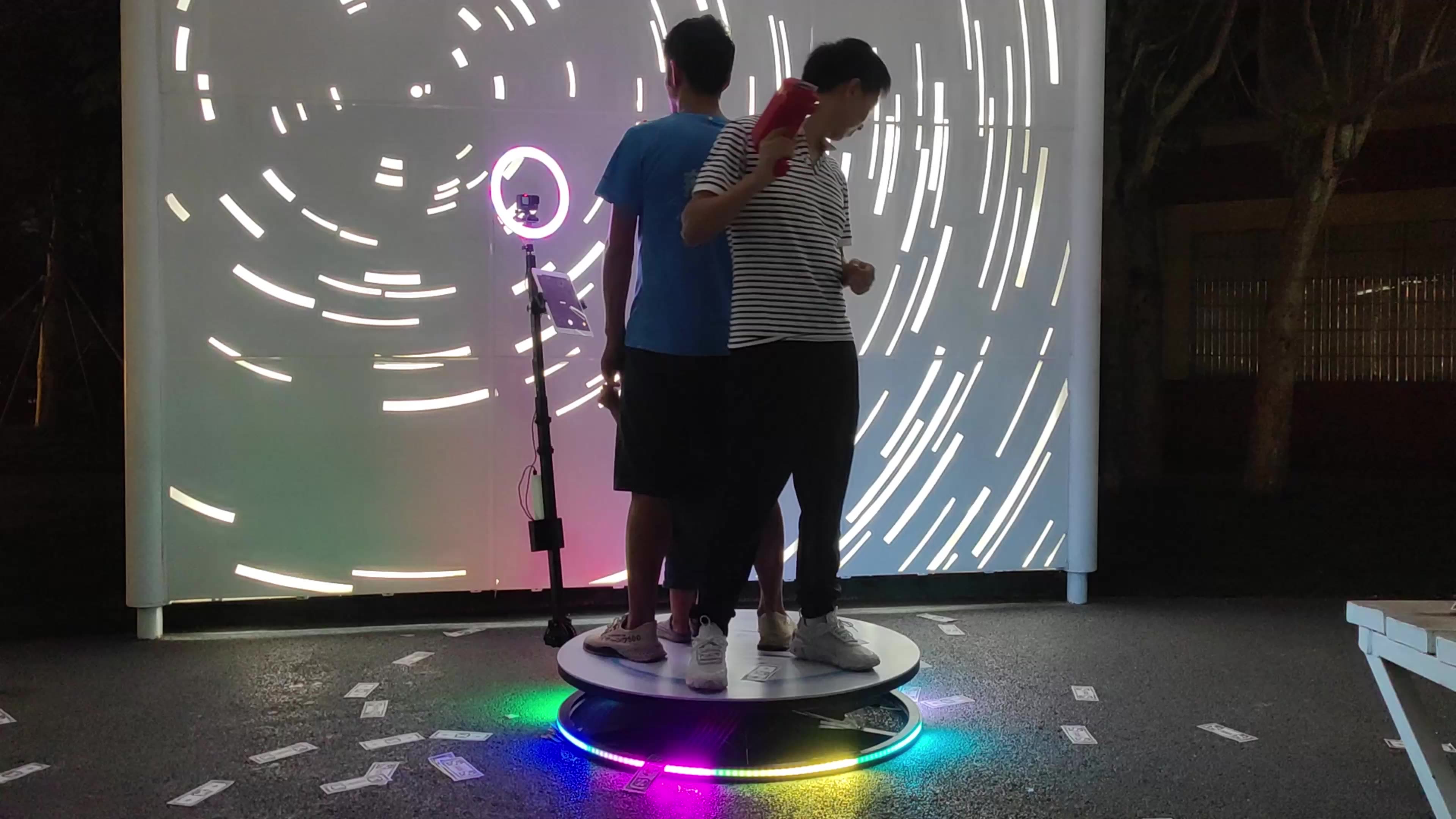 Portable Selfie 360 Spinner Degree Platform Business Photobooth Camera