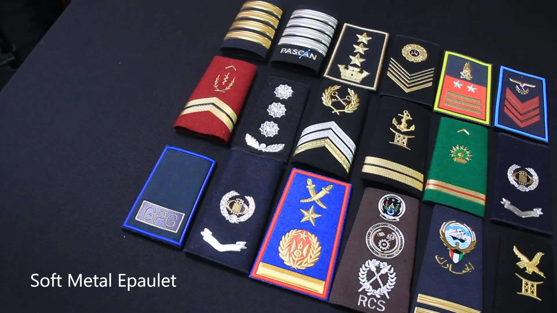 Army Military Uniform Accessory Rank Epaulette Oem Army Shoulder Patch Buy Army Shoulder Patch