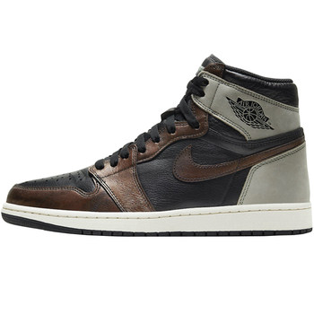 ມະຫາວິທະຍາໄລ North Carolina Air Jordan 1 AJ1 Bronze Rust Shadow Chameleon ສູງ 555088-033