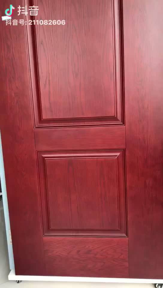 Veneer Laminated Solid Wood Painting Interior Doors With Classic Design
