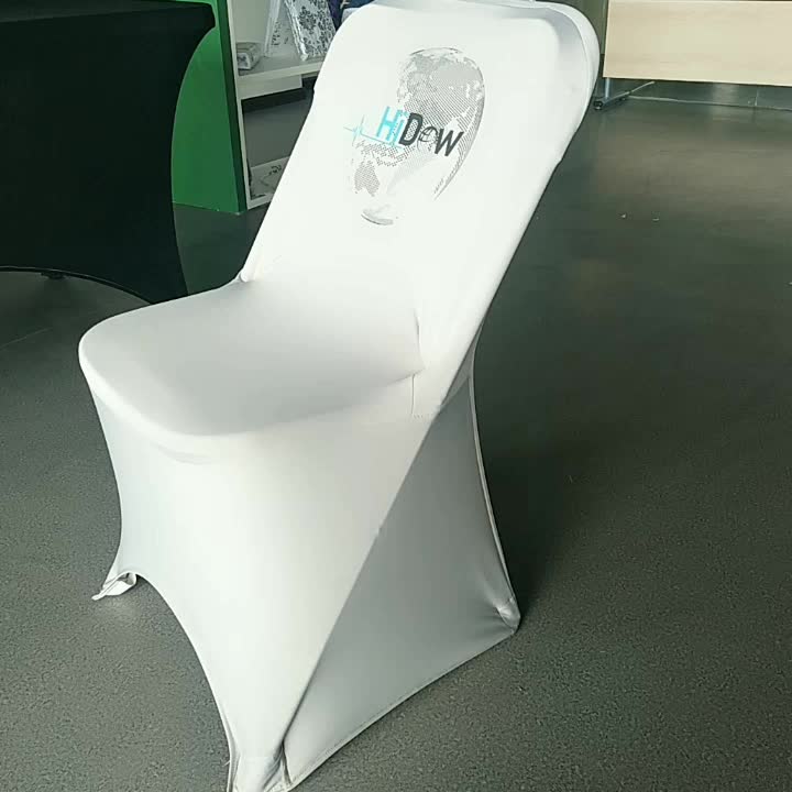Cheap Polyester Spandex Folding Chair Covers Slipcovers For Wedding