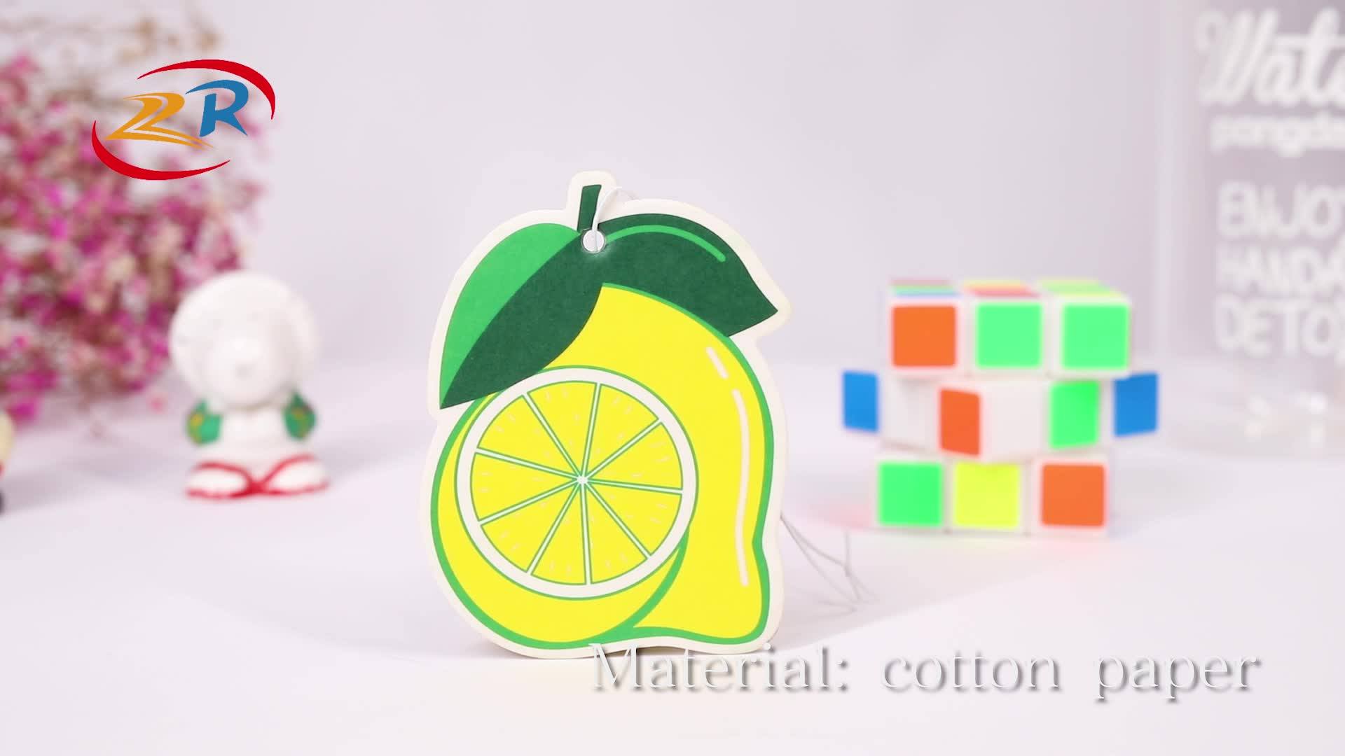 Ecofriendly Car Shape Paper Car Air Freshener With Free Customized