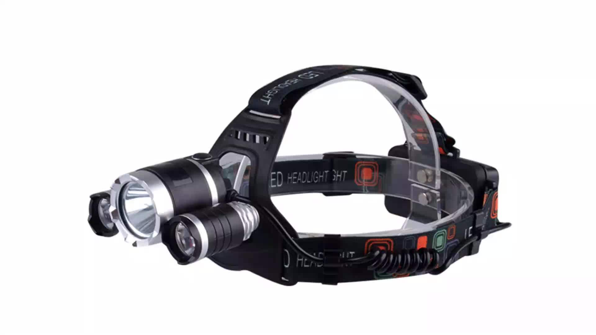 Best Selling 30 Watt 5000 Lumen 4 Modes 3 Pcs Xml T6 Led Rechargeable