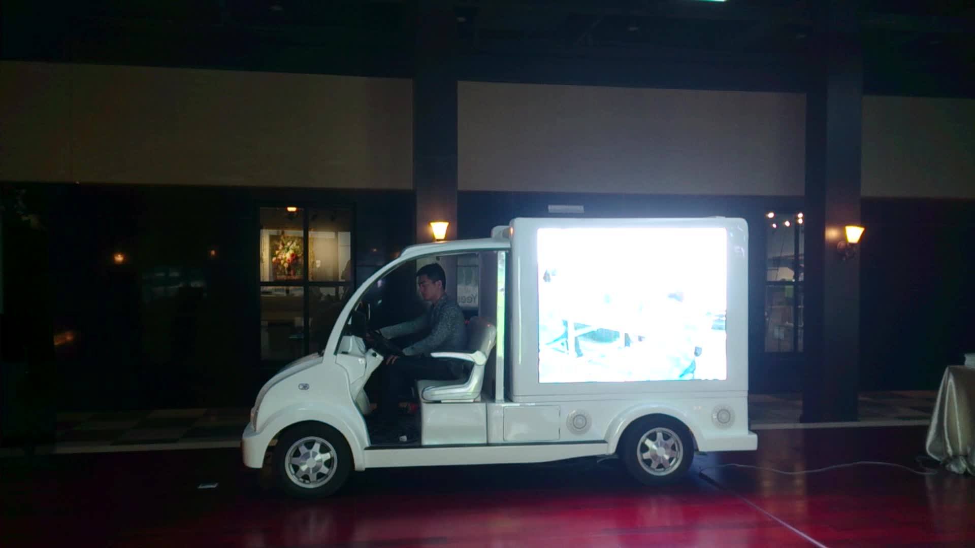 Electric Tv Car M5 For Sale,Led Billboard Car For Outdoor Advertising