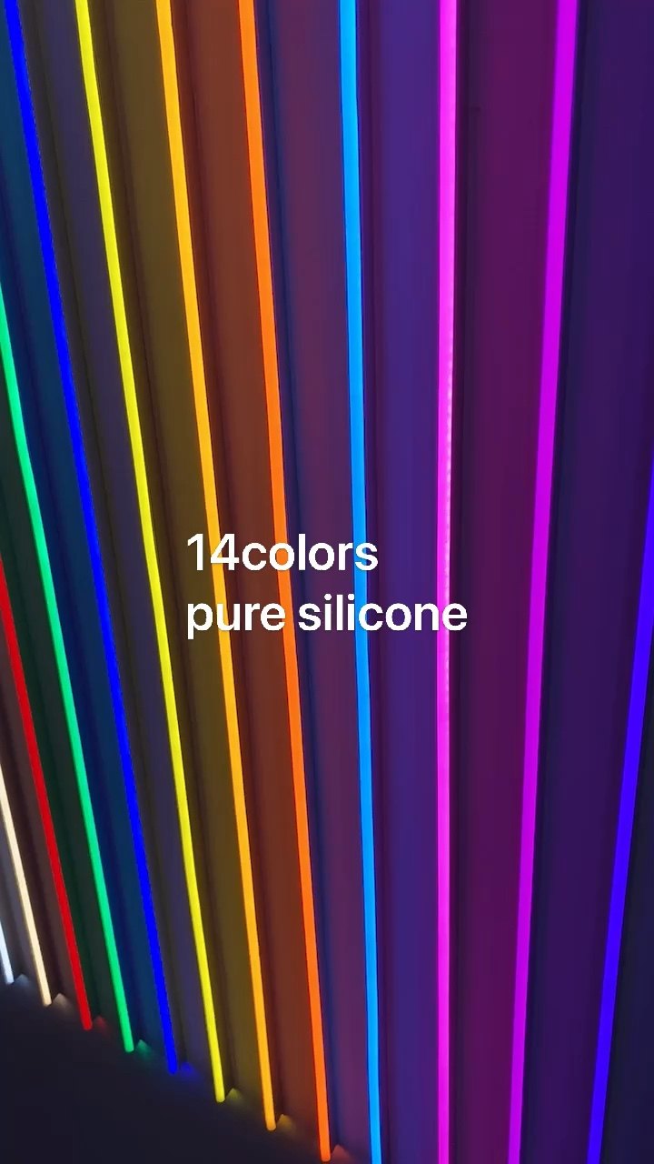 Ip67 Silicone Led Neon Flex Light Rope 3 Meters Neon Lights 1cm Cut