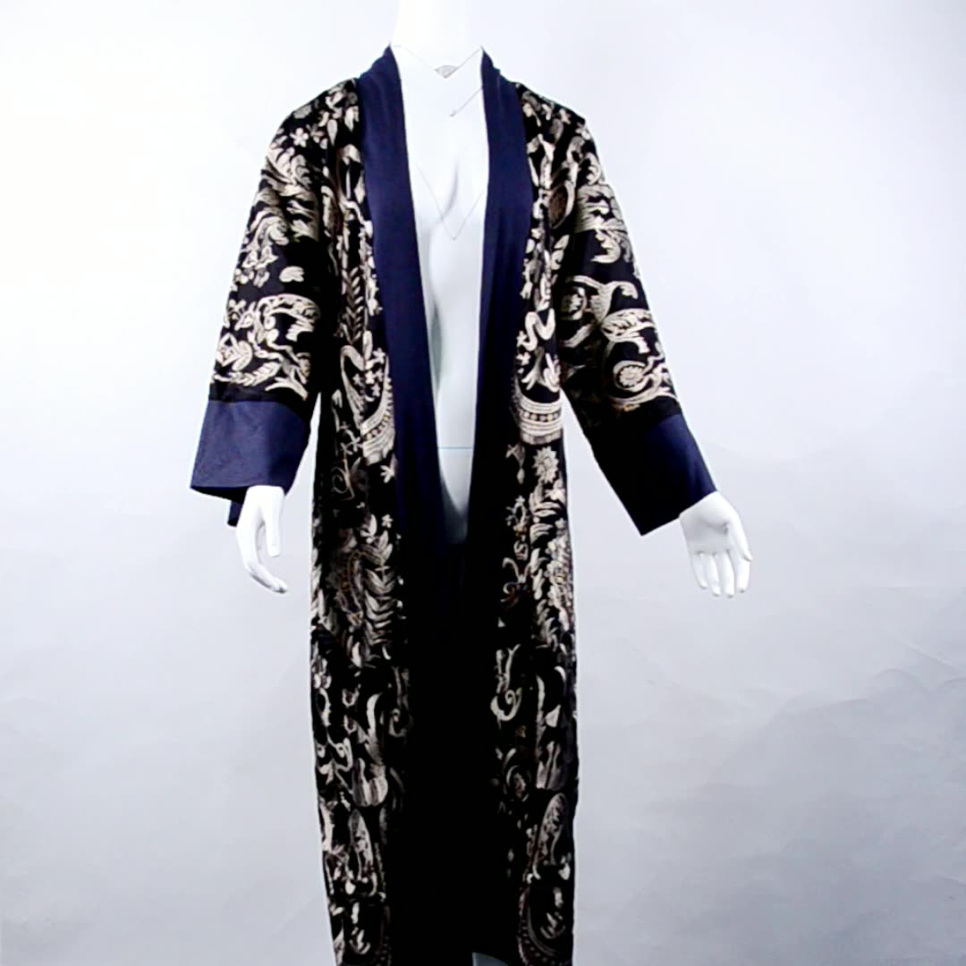 2023 Women Abaya Islamic With Embroidery 3d Floral Fashion Abaya Dubai ...