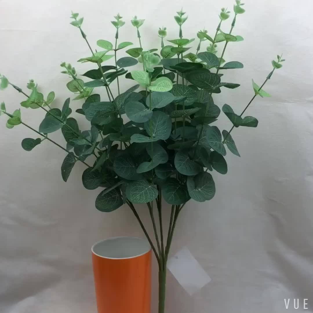 Wholesale Artificial Eucalyptus Artificial Green Plant Bunch Money