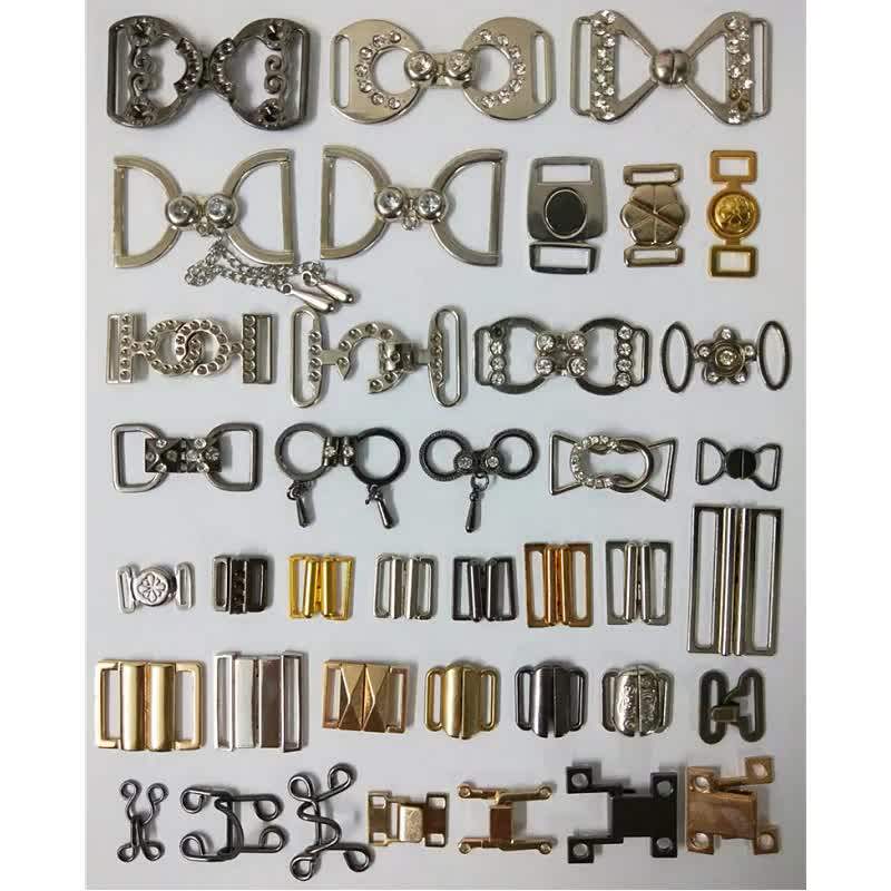 Openable Underwear Hasp Sewon Metal Belt Buckle Bra Clasp Interlocking