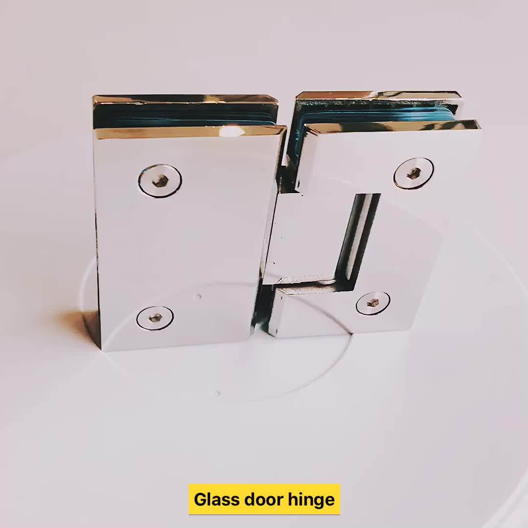 90mm Black Stainless Steel Security Heavy Duty 10mm Glass Door Hinge