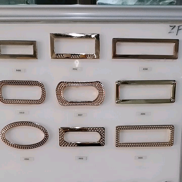 Fancy Good Quality Women Bag Hardware Accessories Metal Bag Handles For