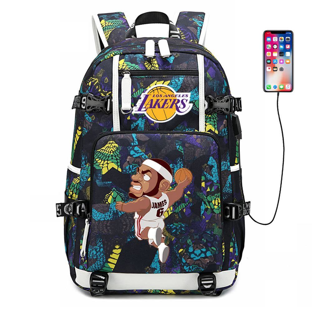 2024龙年湖人队詹姆斯双肩包，学生党必备！_动漫背包_淘宝游戏网, image size:1000x1000