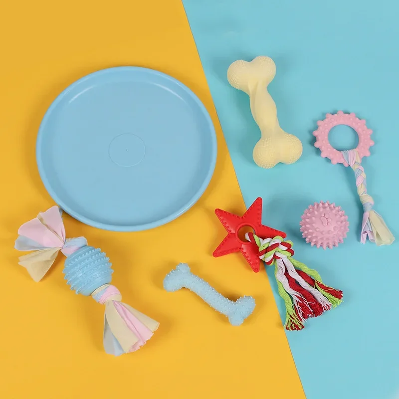 Durable Chew Toy Ball, Dog Frisbee Chew Stick