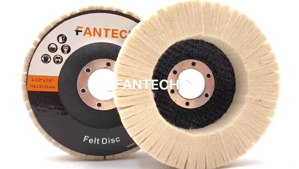 High Quality Vertical Wool Felt Disc For Polishing Stainless Steel And
