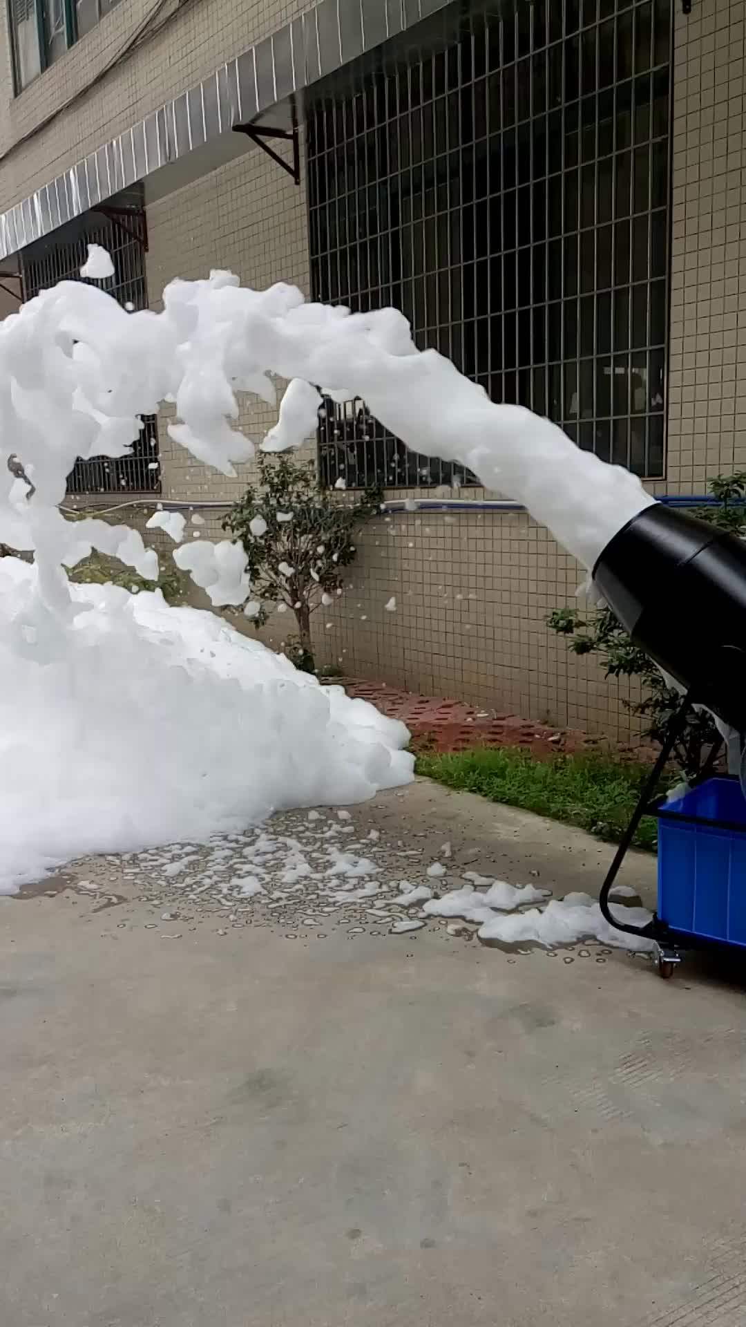 3000w Large Stage Props Cannon Foam Machine Jet Snow Bubble Machine