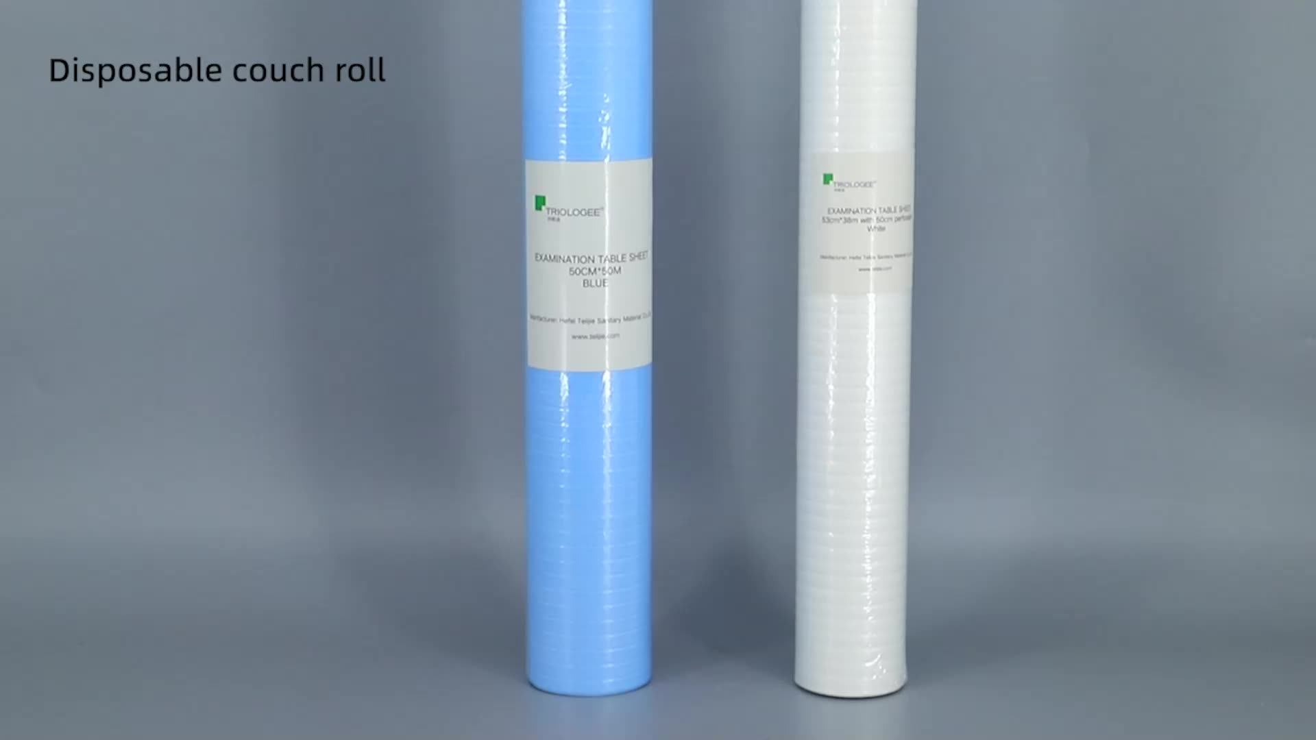 Disposable Exam Table Paper Standard Smooth White Paper Rolls For ...