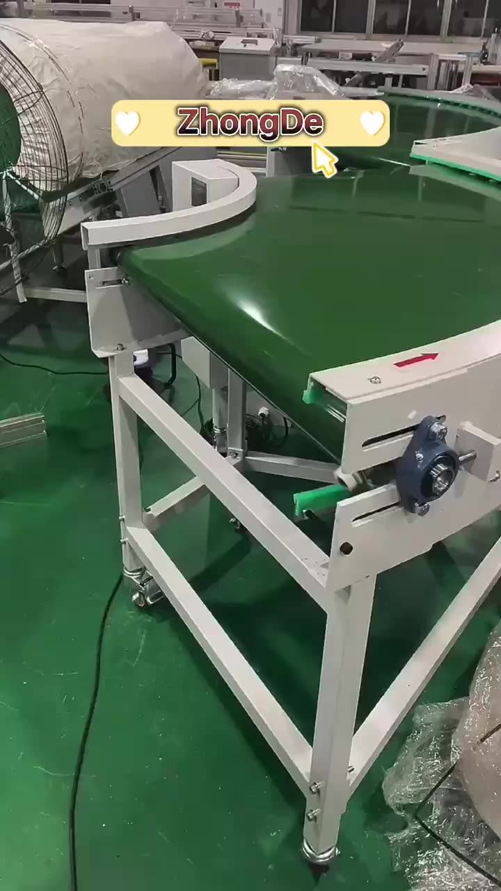 Inclined Polyurethane Belt Conveyor Food Grade Conveyor Belt/ Food