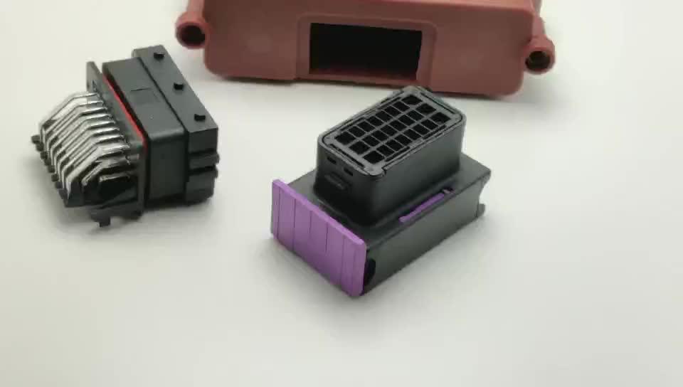 24pin Waterproof Automotive Ecu Box Pcb Plastic Enclosure Case