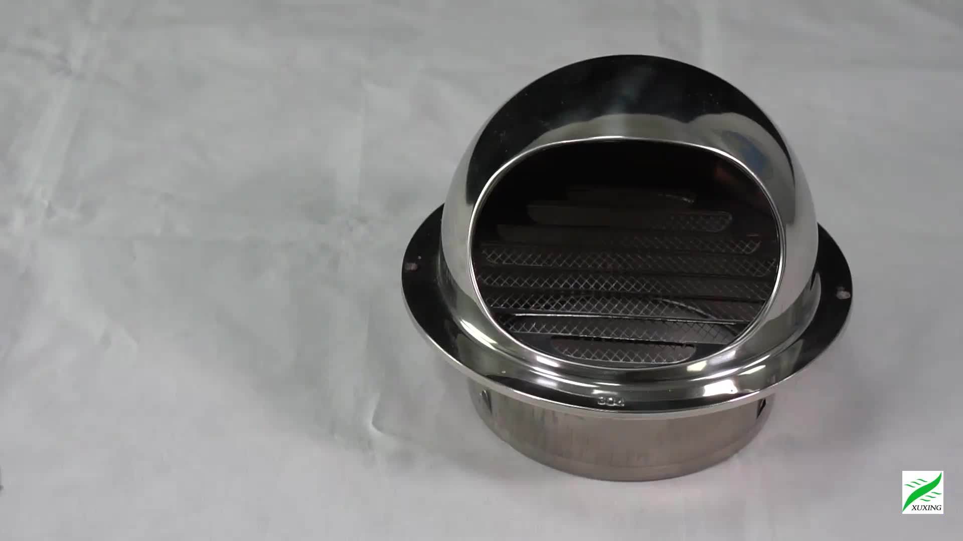 Sus 201 304 Stainless Steel Wall Round Air Vent Valve Cap Air Duct