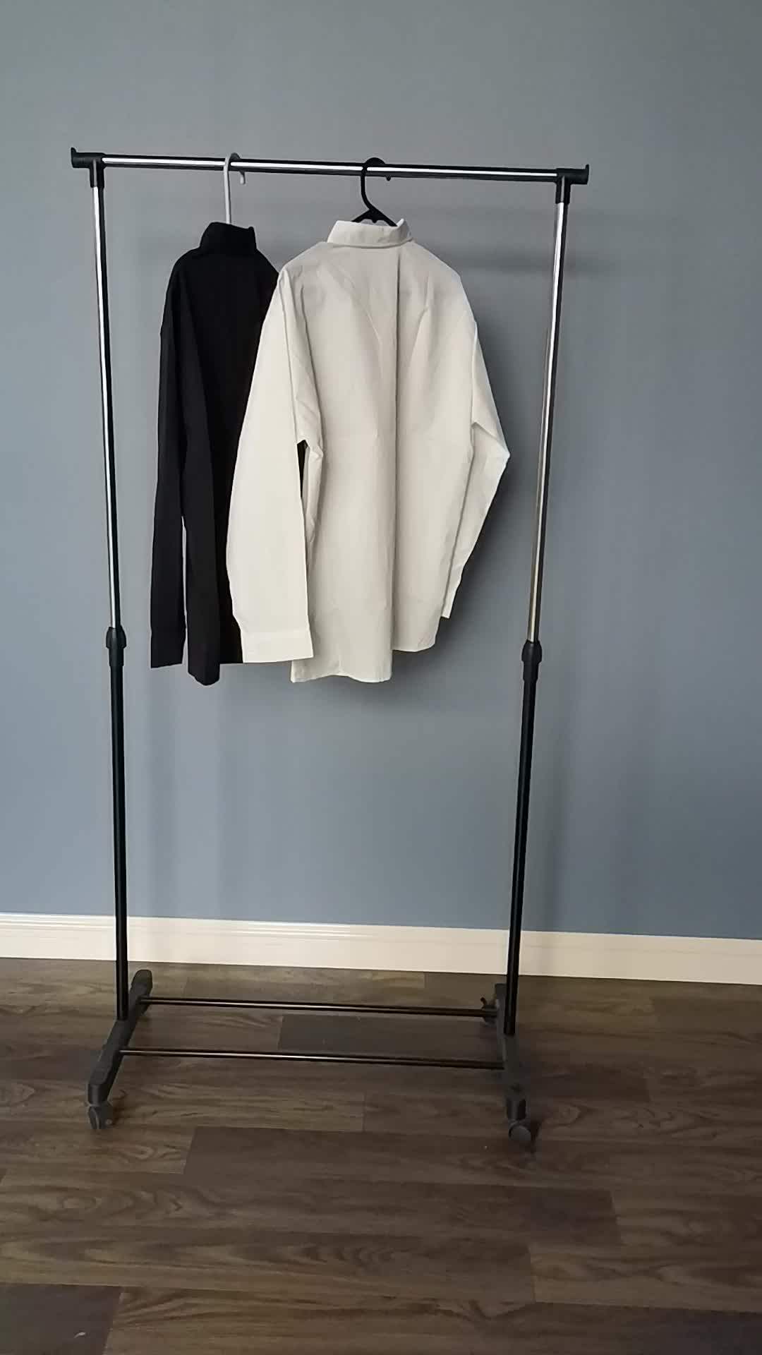 Moveable Clothes Hanger Single Pole Drying Rack Buy Single Cloth Rack