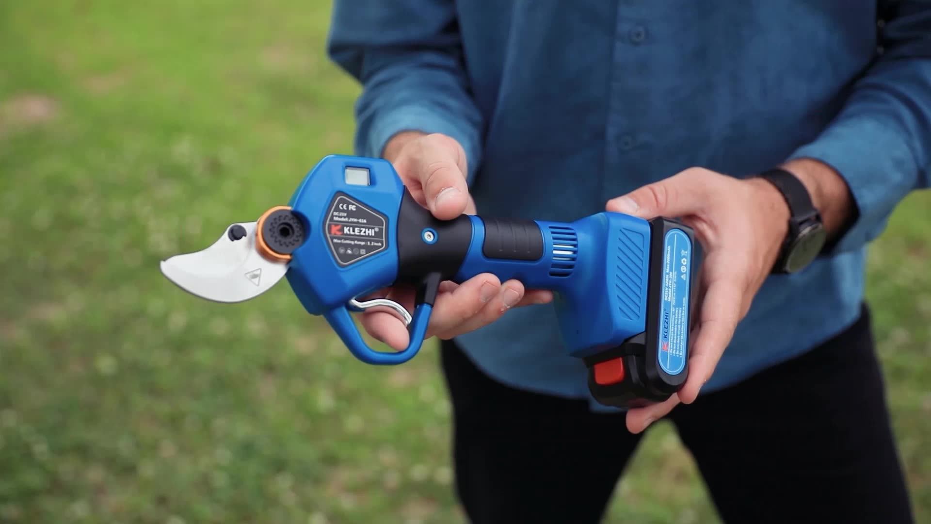 Klezhi Cordless Electric Pruning Shears,Battery Power Pruner,Pruning