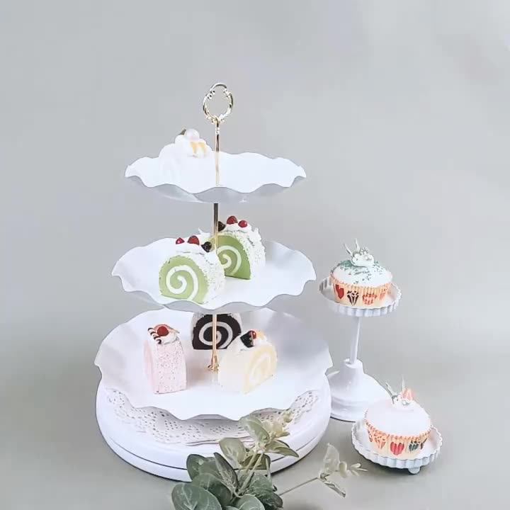 Mixed Styles And Colors 2 Tier 3tier Wedding Cake Plate Center Stand