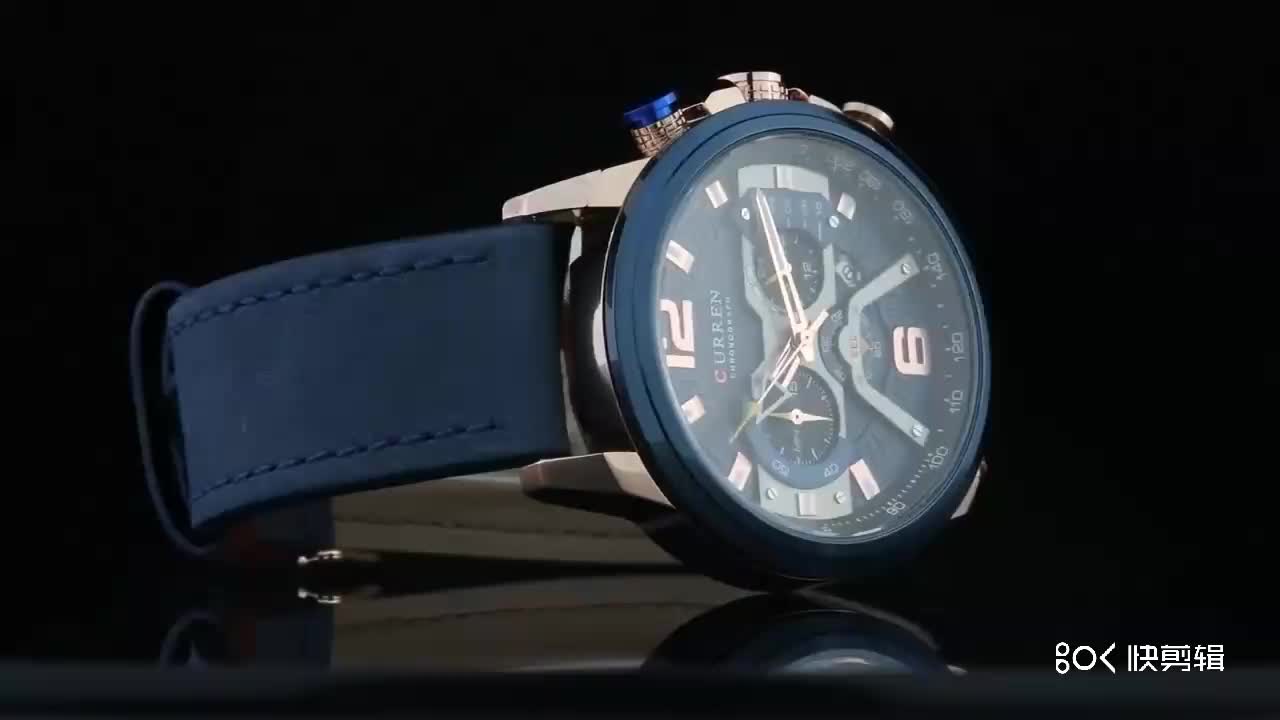 Curren 8329 Leather Multifunction Wristwatches Fashion Watches Men ...