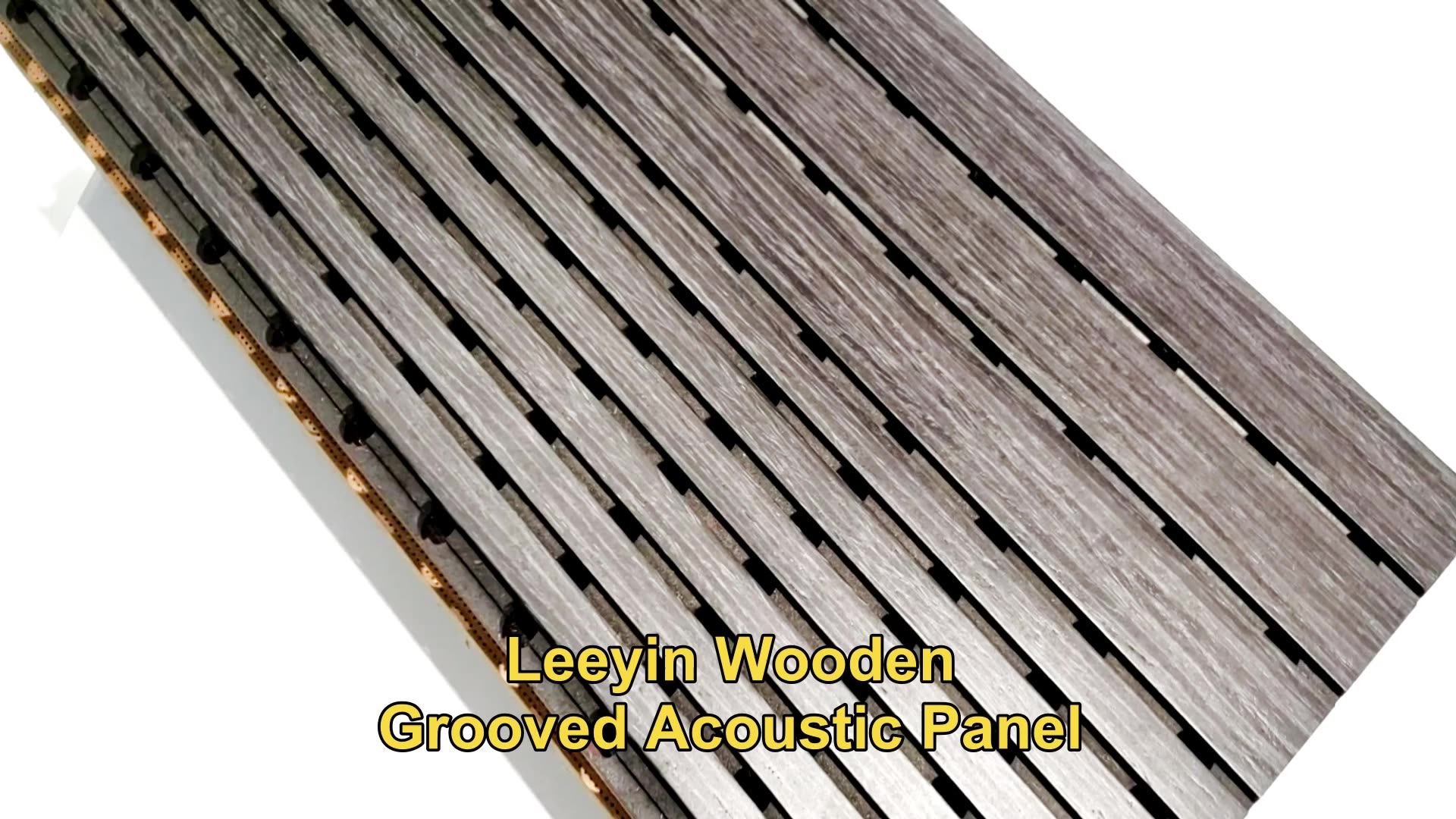 Wooden Soundabsorbing Ceiling And Wall Acoustic Sound Proof Wall Mdf