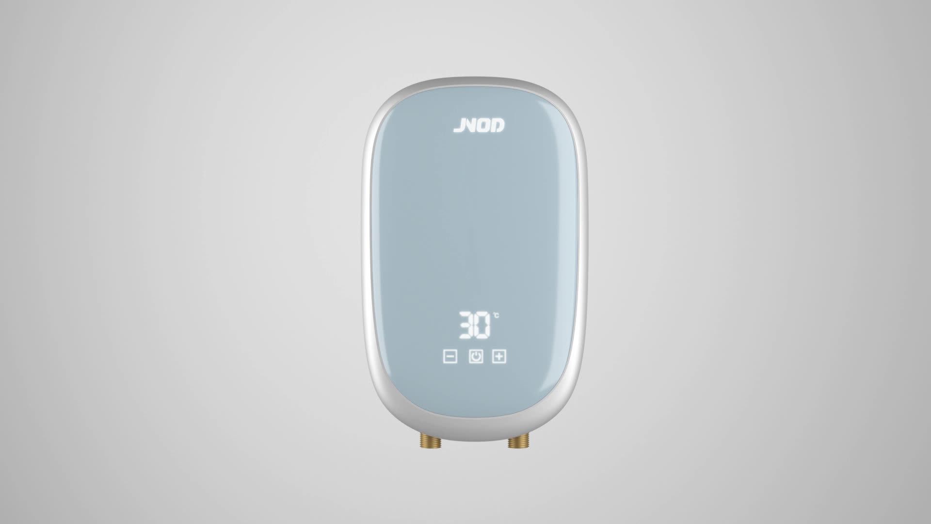 Jnod Eu Standard Wall Mount Instant Tankless Electric Geyser Shower