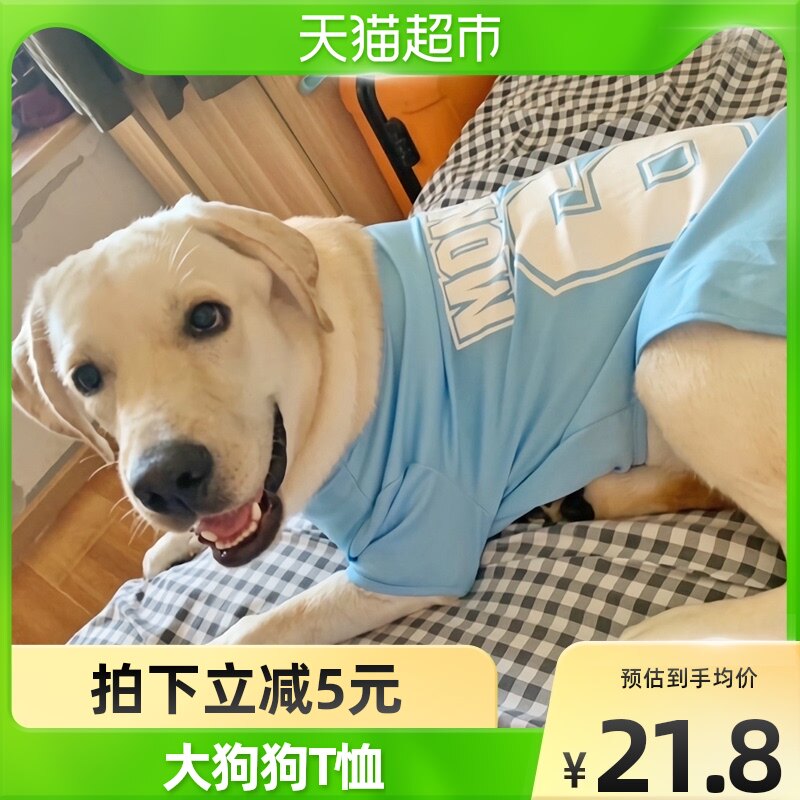 Pooch Clothes Summer Clothing Thin harashy Labrador Alaska Smoyer Large Dog Pet Summer Dress